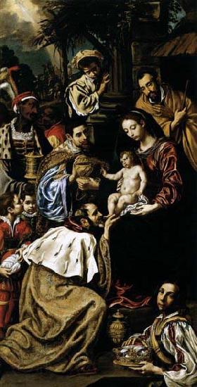 Luis Tristan The Adoration of the Magi Norge oil painting art